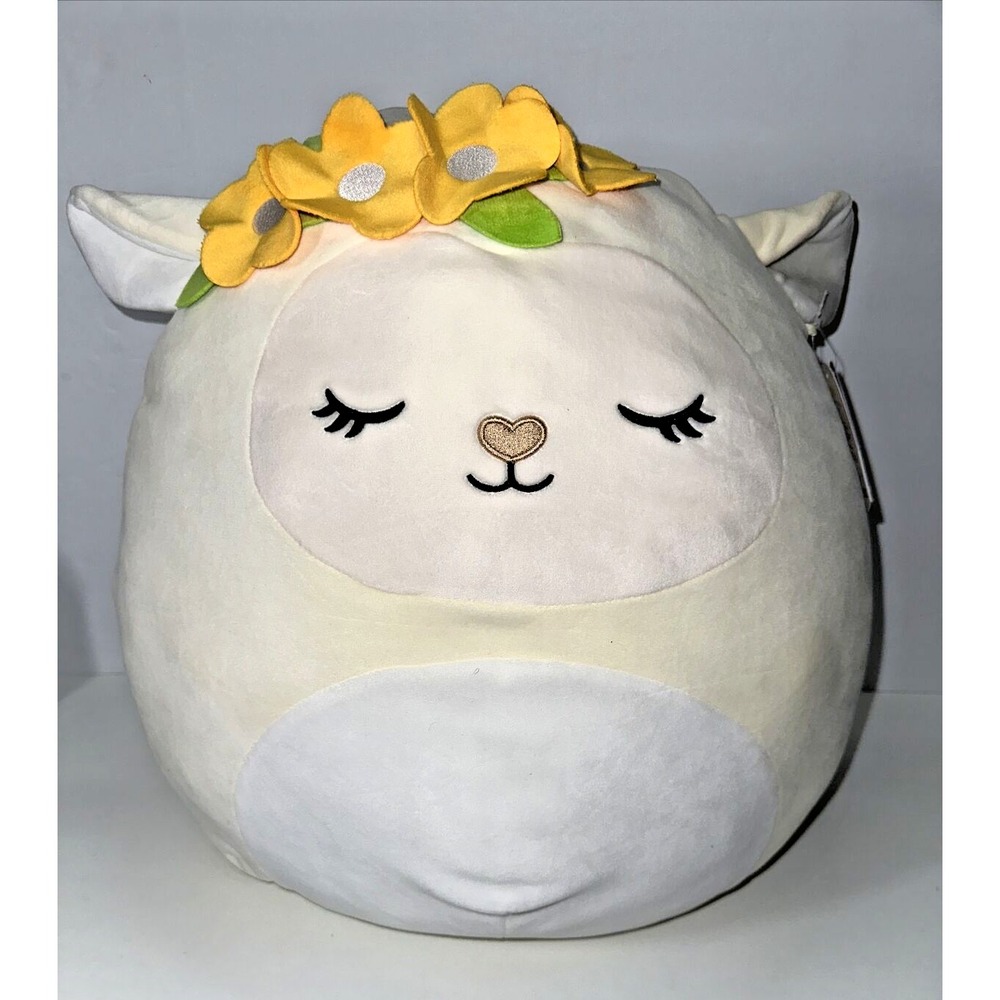 Squishmallows‎ Sophie Flower Crown Lamb Plush Stuffed Easter 16" NEW S 16 #46-8